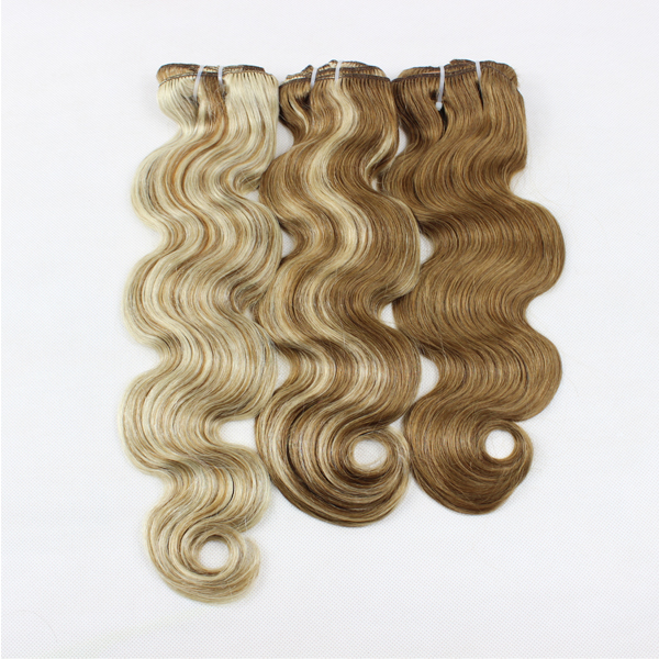 Real hair extensions clip in